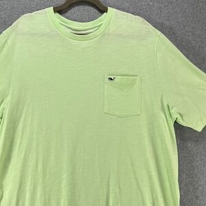 Vineyard Vines T-Shirt Pocket Tee Mens XL Mint Green Cotton Preppy Coastal